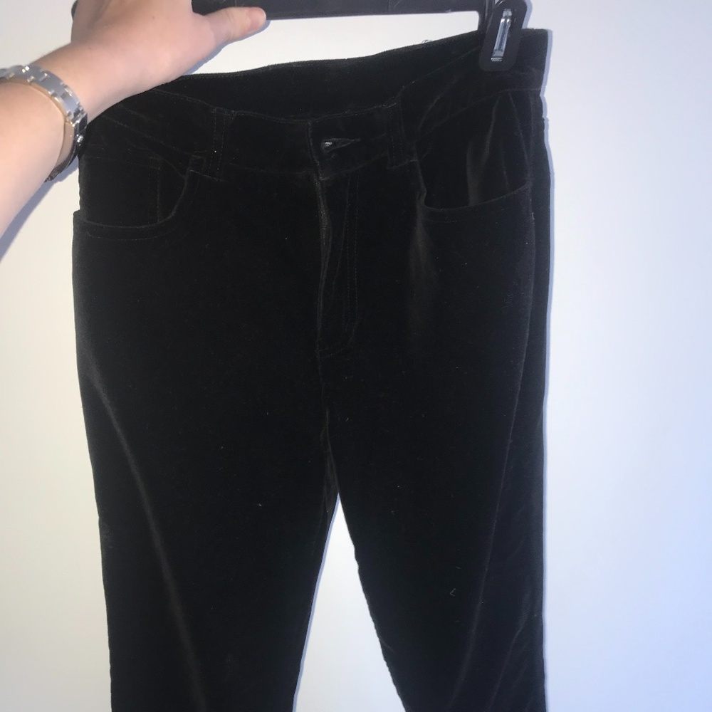 Ralph Lauren Velvet straight leg pants